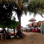 Plage surfeurs Mexique