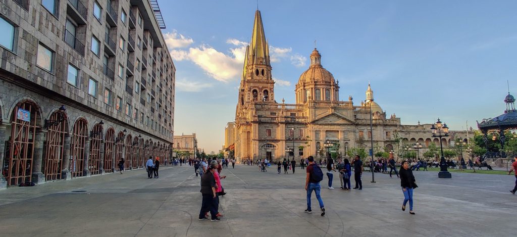 La cathédrale de Guadalajara