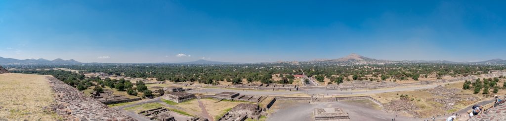 La Calzada de los Muertos est l'avenue principale de Teotihuacan