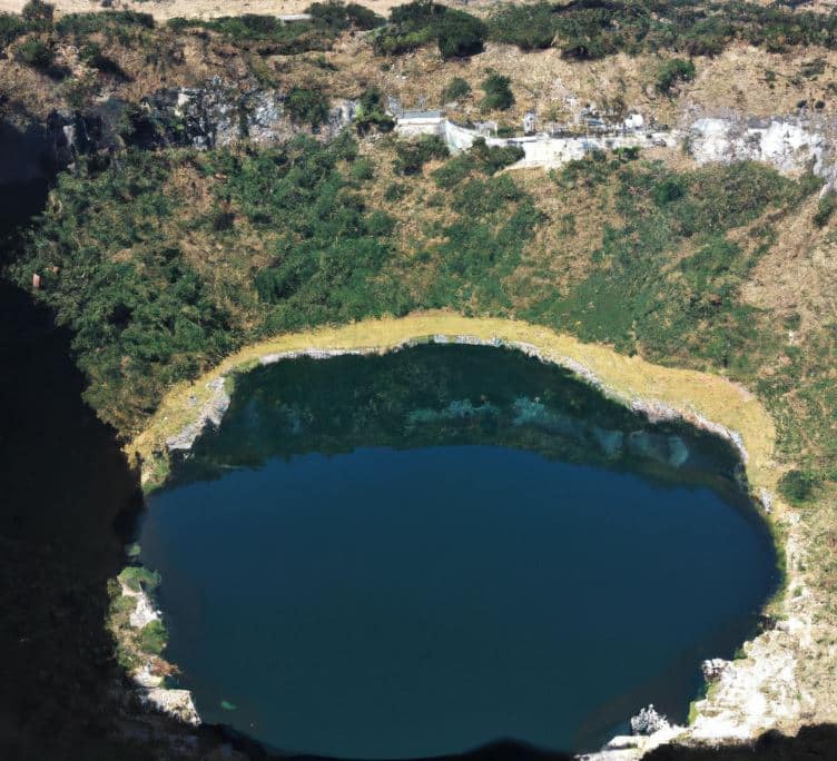 Cratère de Chixculub au Mexique