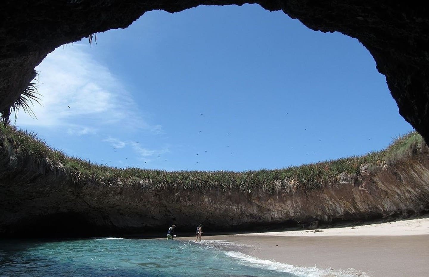 La plage cachée des Islas Marietas