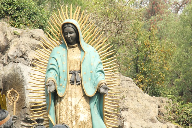 Vierge de guadalupe au Mexique