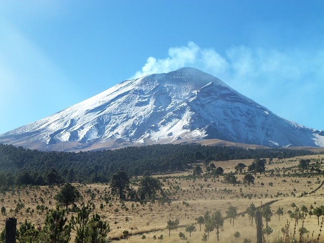 Volcan du Iztaccihuatl au Mexique