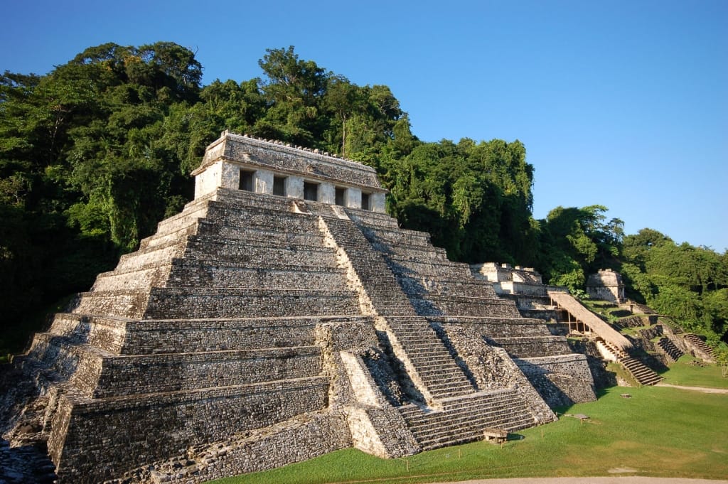 Site Maya de Palenque au Mexique