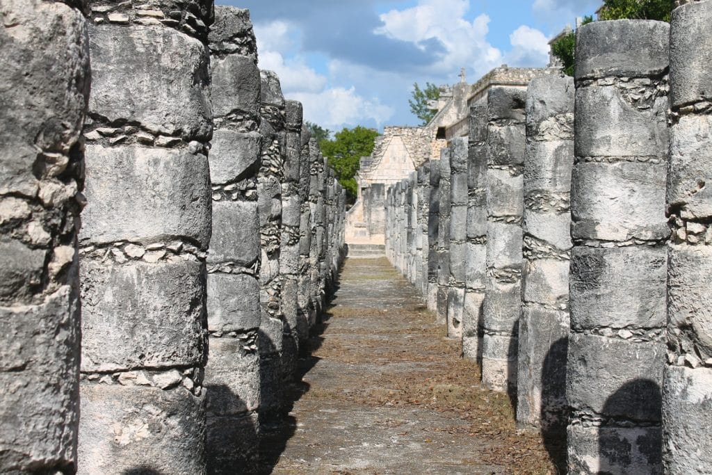 Piliers Chichen Itza