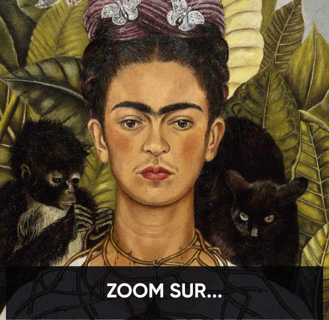 Autoportrait avec collier d’épines et colibri de Frida Kahlo