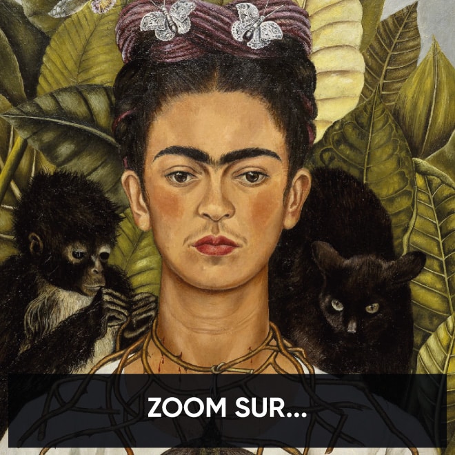 Autoportrait au collier d'épines et colibri de Frida Kahlo