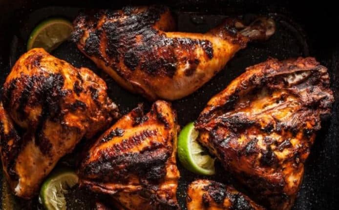 Poulet grillé au Brasero mexicain