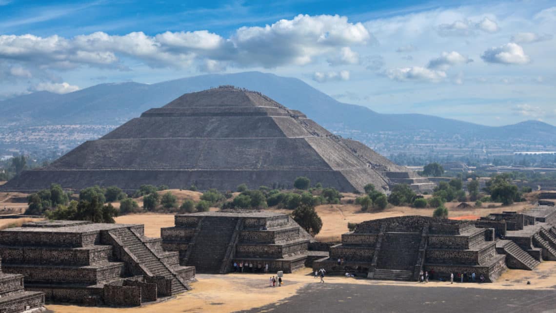 La Pyramide du Soleil de Teotihuacán à Mexico