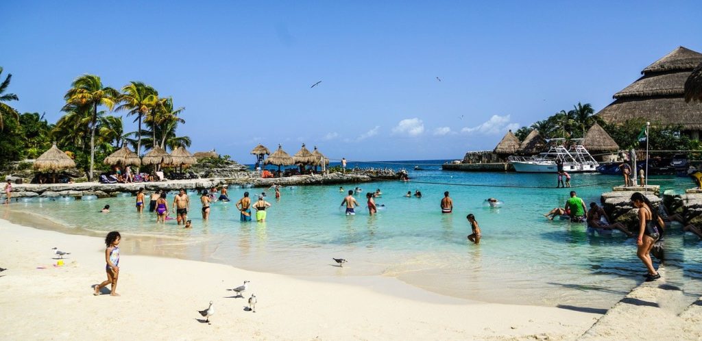 plage cancun mexique