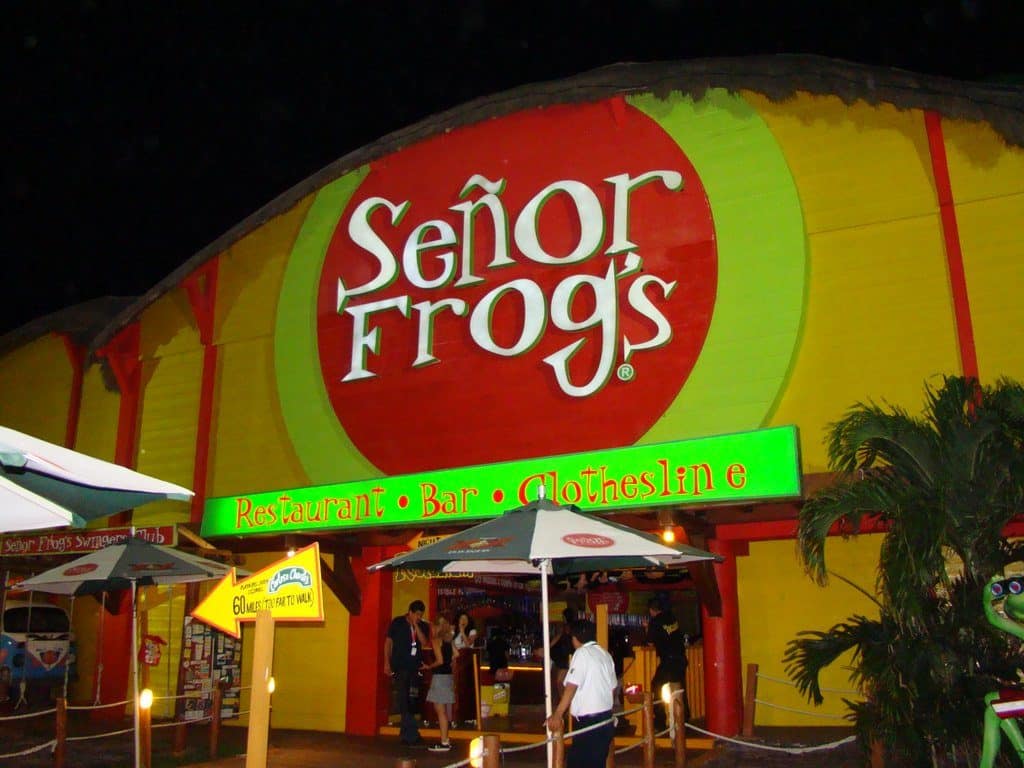 Senor Frog's Bar à Cancún