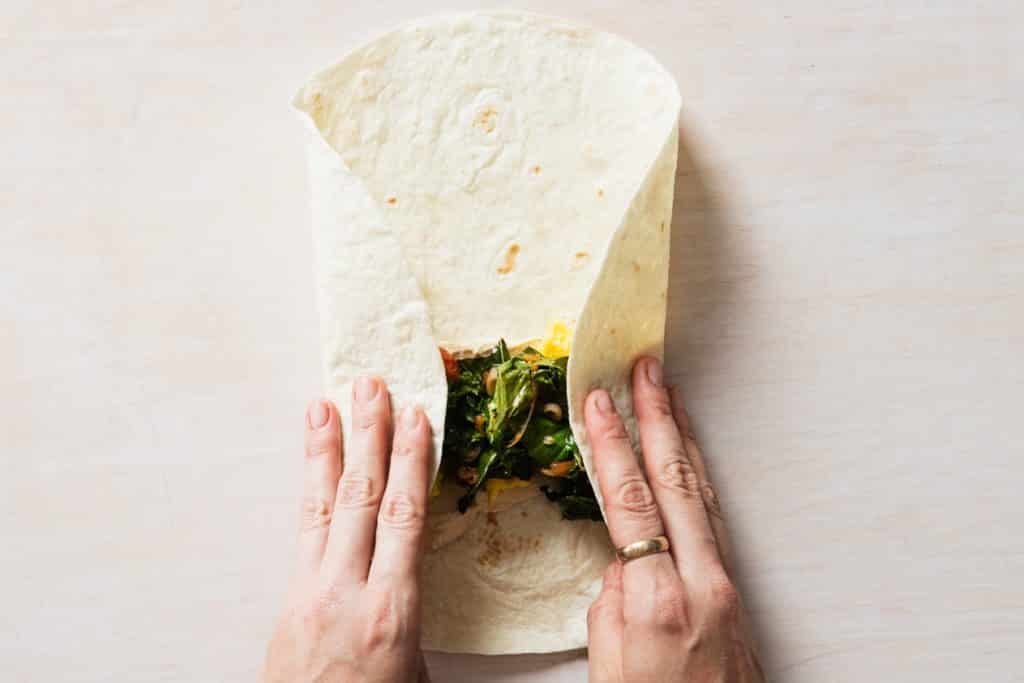 comment plier un wrap mexicain 2
