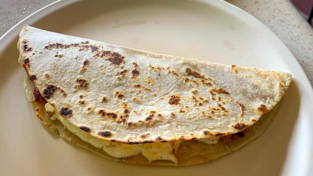 Les quesadillas du Tianguis del Sol