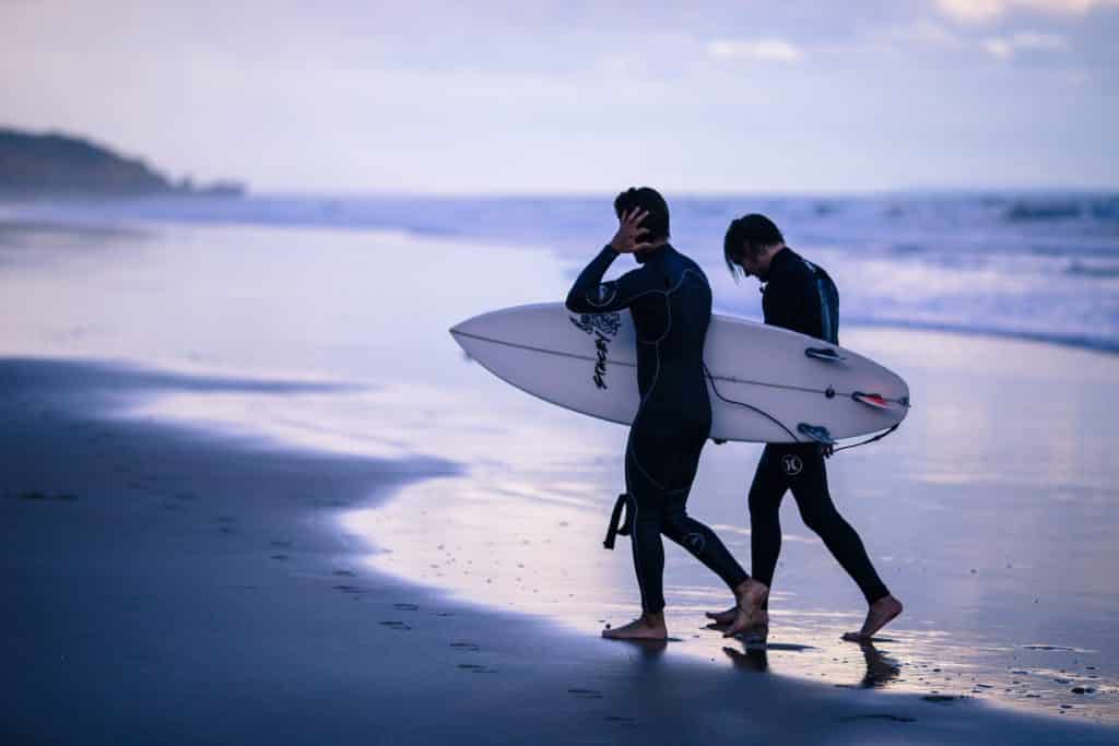 Surfeurs Puerto Escondido