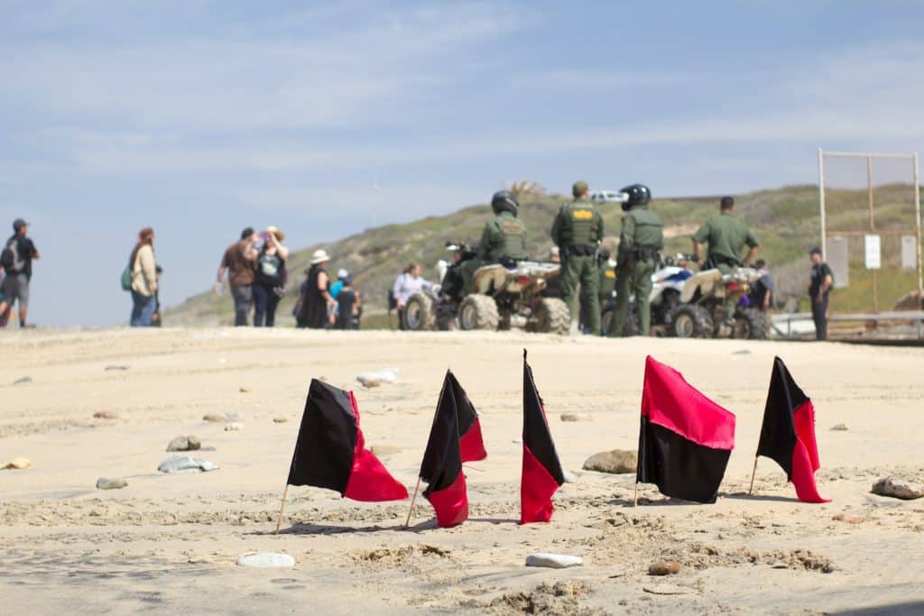 Agent de police Tijuana frontière