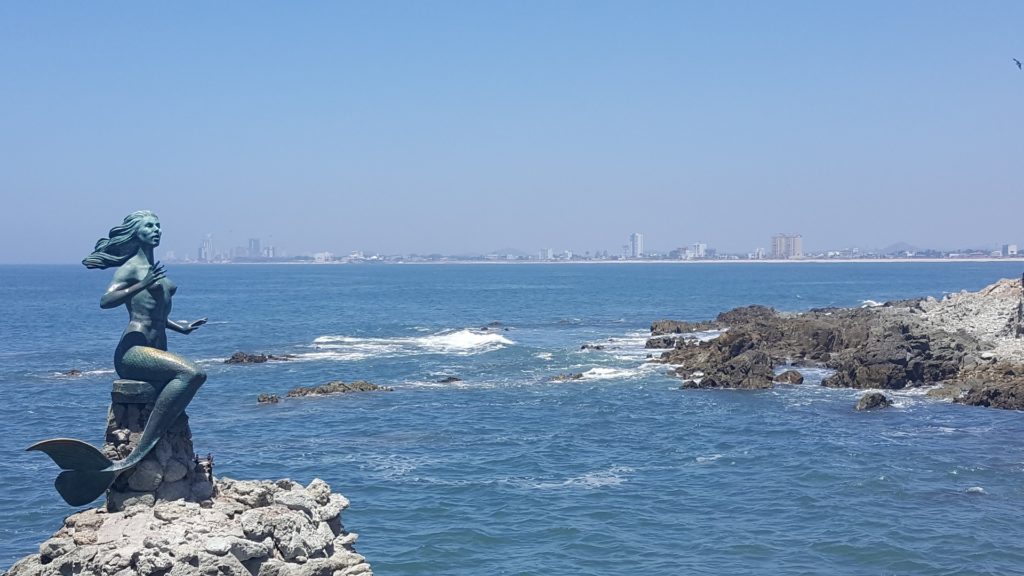 Mazatlan Malecon statut sirène