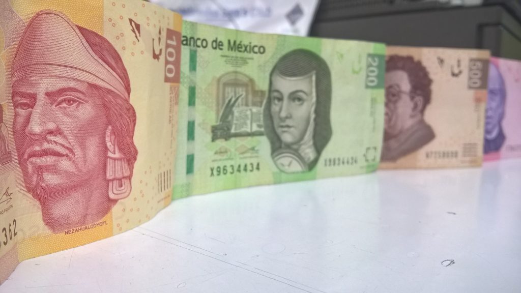 Billets pesos mexicains