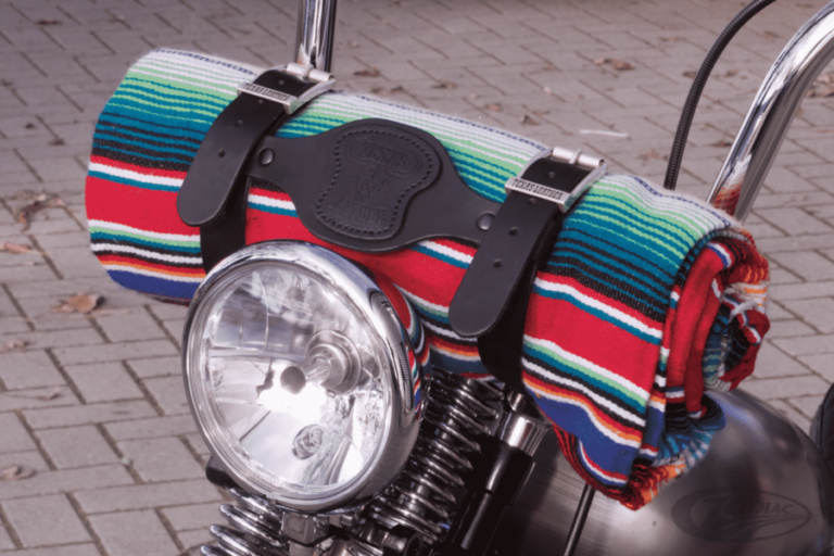 Plaid mexicain pour moto