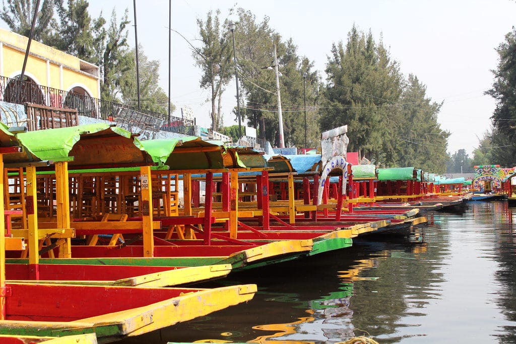 Xochimilco au Mexique