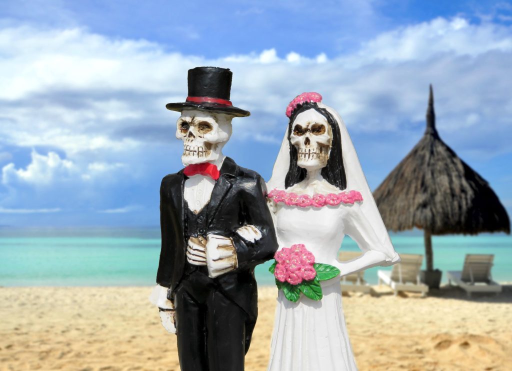 Photographe mariage thème Jour des Morts Mexique
