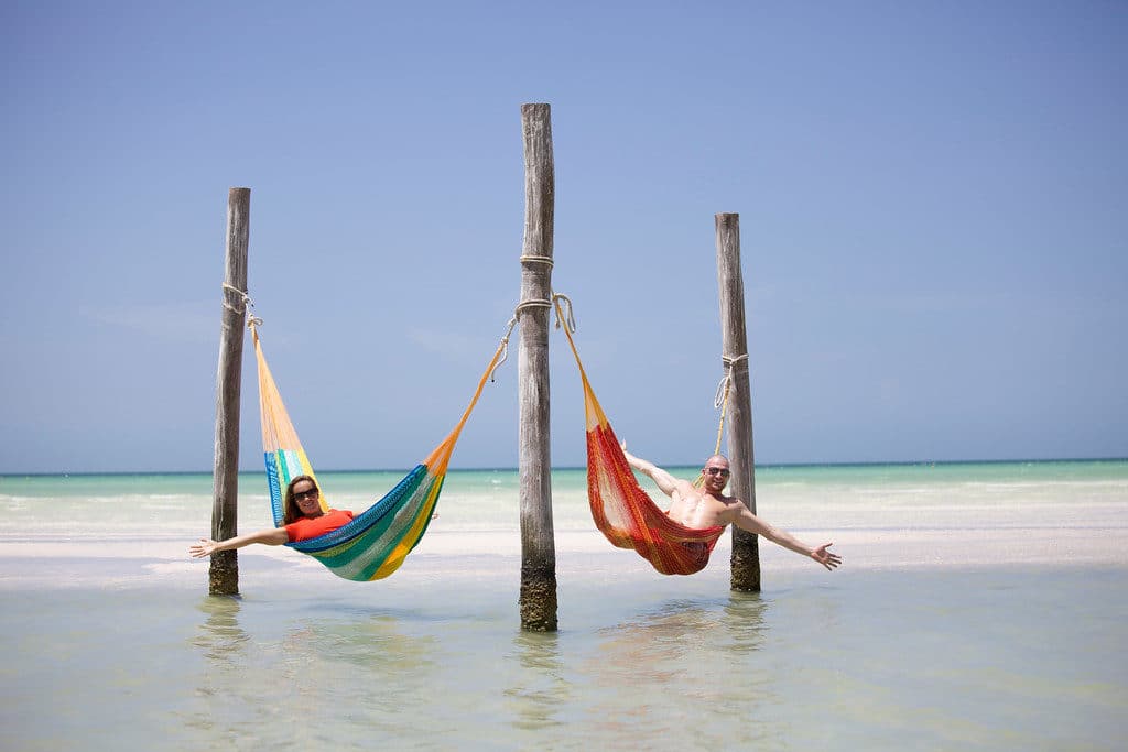 Se prélasser à la plage d'Isla Holbox