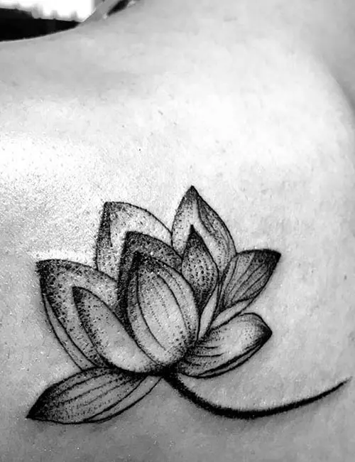 Small-Back-Lotus-Tattoos