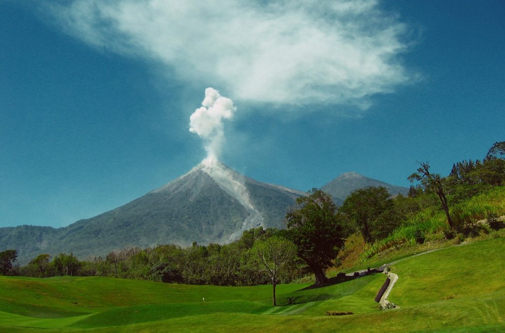 Eruption volcanique Guatemala