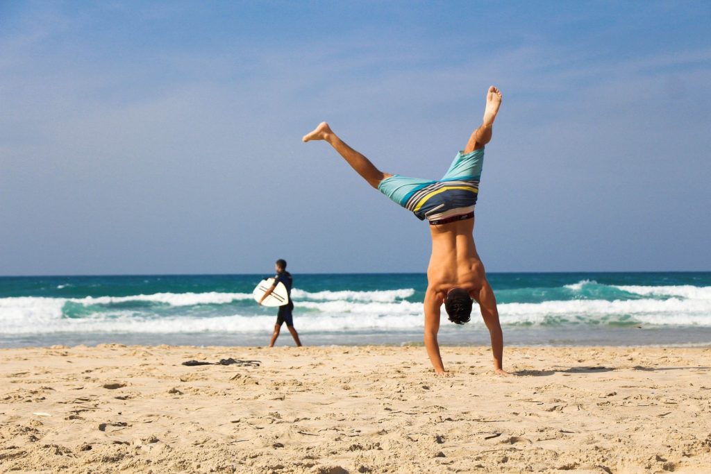 Homme plage Cancun