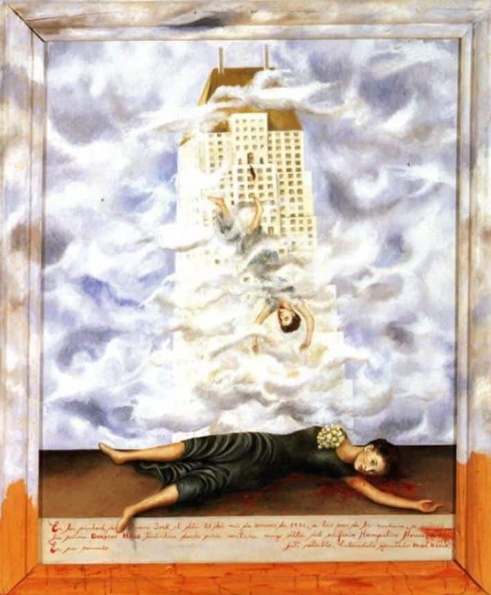 Le suicide de Dorothy Hale par Frida Kahlo