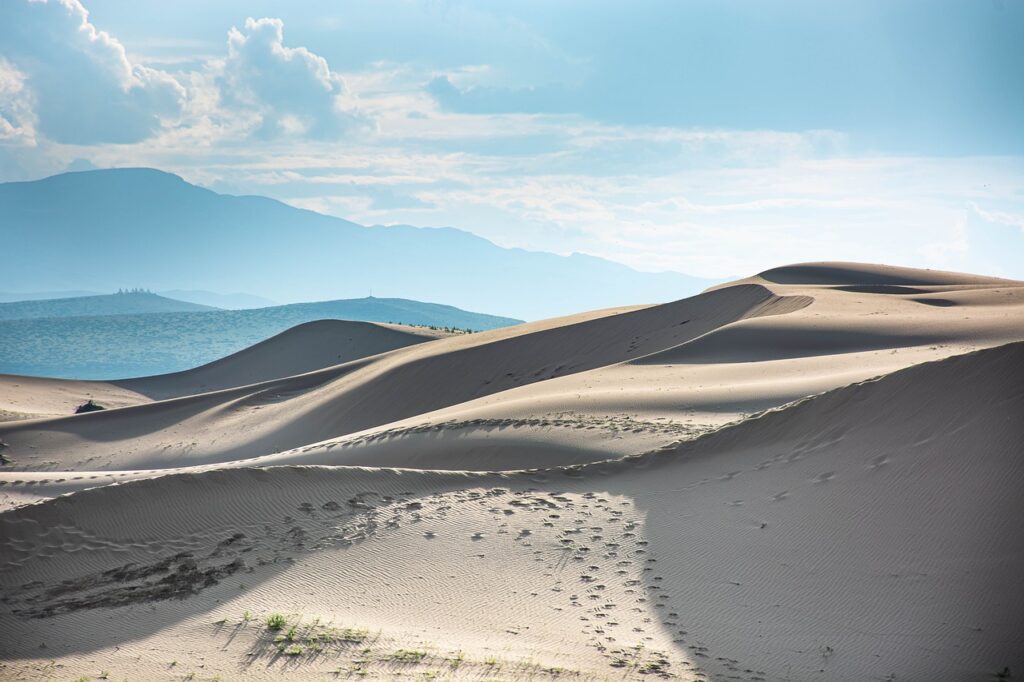 Désert de Gobi en Mongolie