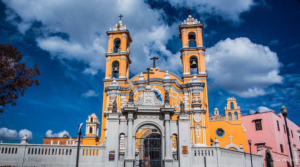 L'Église paroissiale de la Sainte-Croix, Puebla