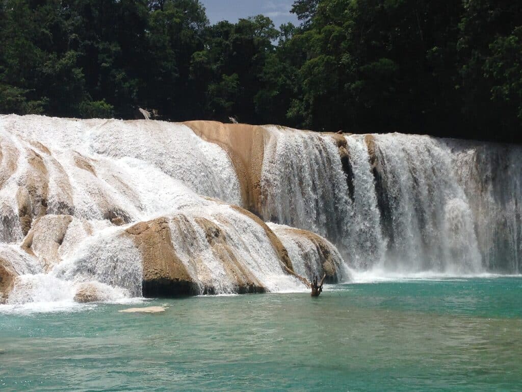 Les cascades d'Agua Azul au Mexique